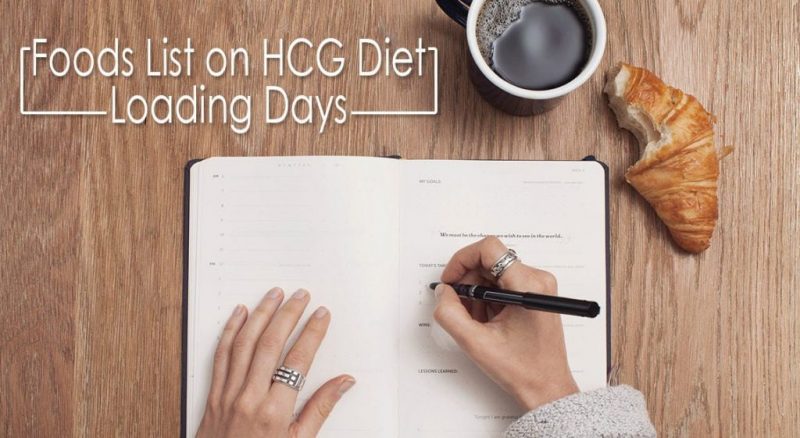 Foods List on HCG Diet Loading Days