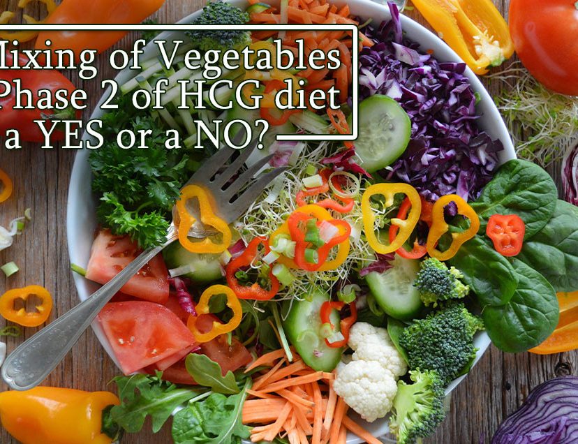 Is Mixing of Vegetables on Phase 2 of HCG diet a YES or a NO?