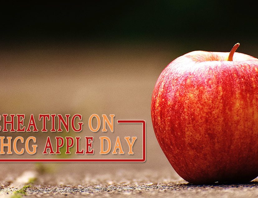 Cheating on an HCG Apple Day