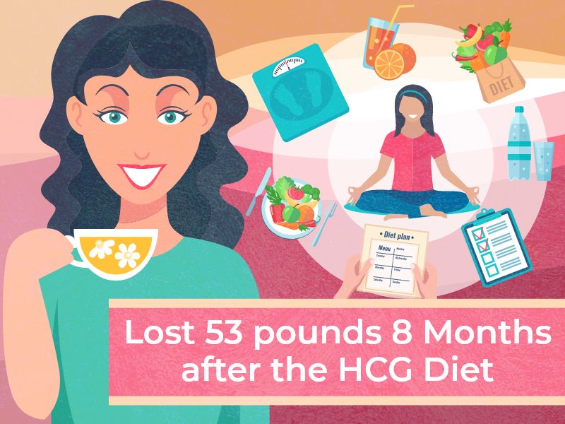 Lost 53 pounds 8 Months after the HCG Diet
