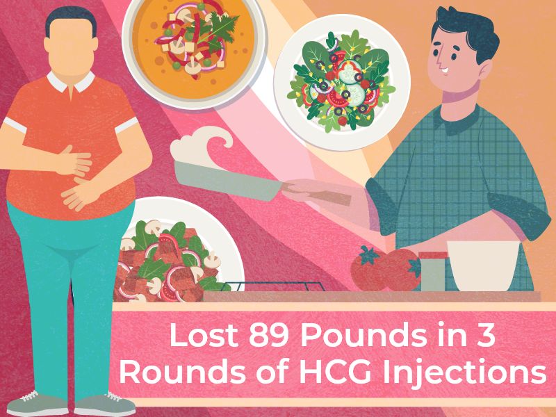 Lost 89 Pounds in 3 Rounds of HCG Injections