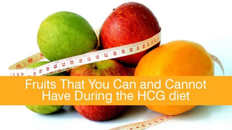 Fruits That You Can and Cannot Have During the HCG diet