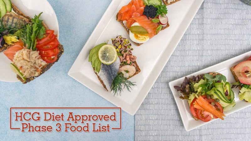 HCG Diet Approved Phase 3 Food List﻿