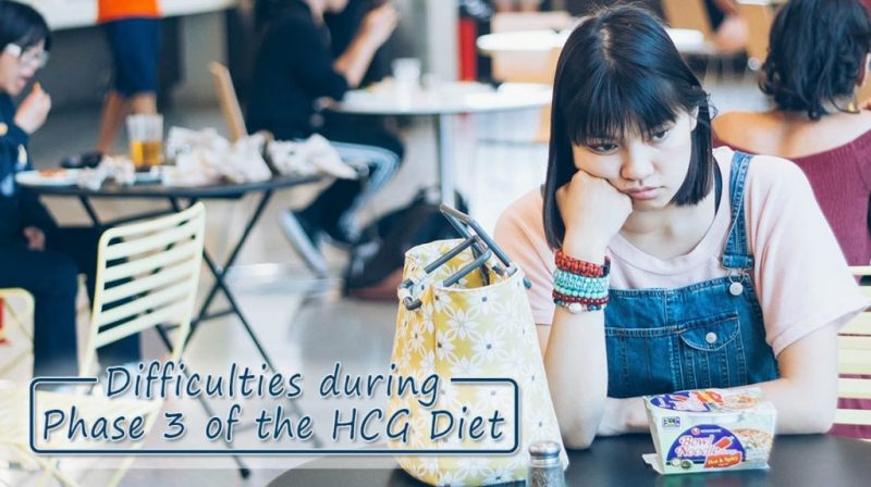 Difficulties during Phase 3 of the HCG Diet