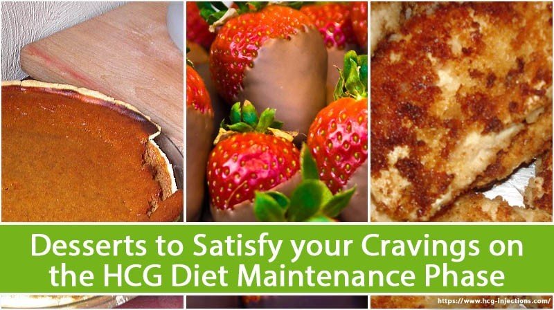 Desserts to satisfy your cravings on the HCG diet maintenance phase