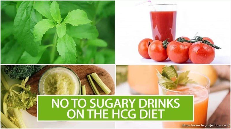 No to Sugary Drinks on the HCG Diet