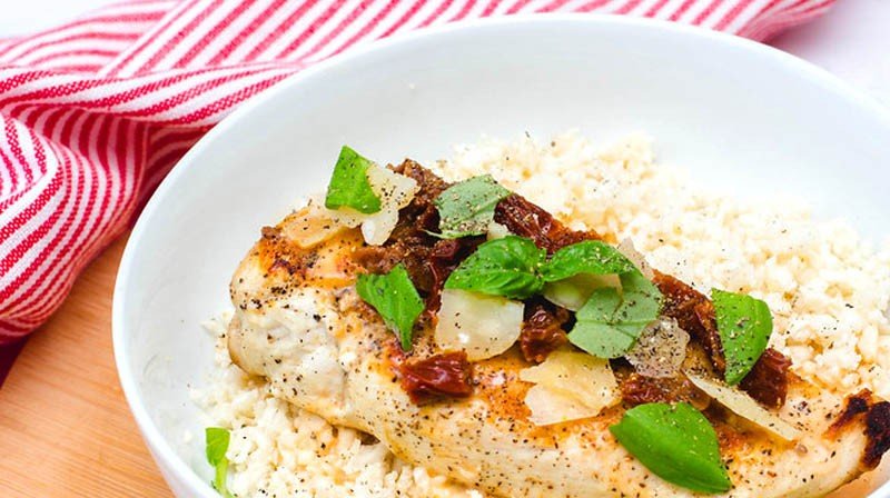 Chicken with Tomato and Basil Recipe
