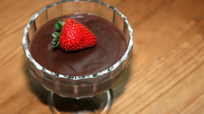 Chocolate Strawberry Pudding for Phase 2