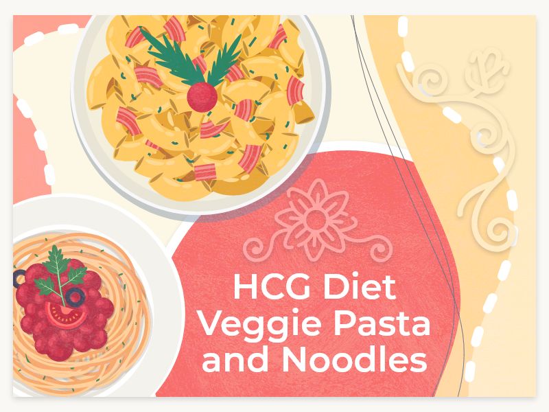 HCG Diet Veggie Pasta and Noodles