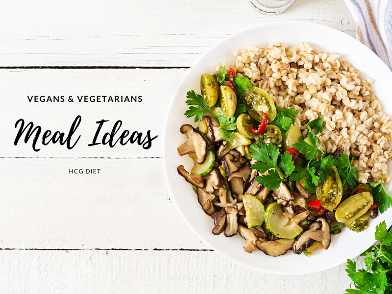 Vegans and vegetarians Meal Ideas
